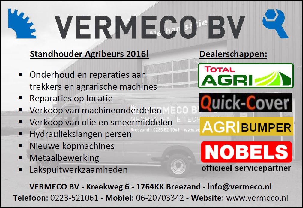 Advertentie Vermeco BV